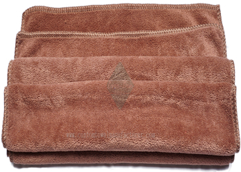 China Bulk Custom micro towel for hair Dry Towel Factory Brown Fast Drying Hair Hat Towel Supplier